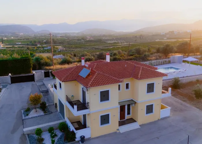 Βίλλα Πηνελόπη Με Πισίνα Σε Ιδιωτικό Λόφο Με Θέα